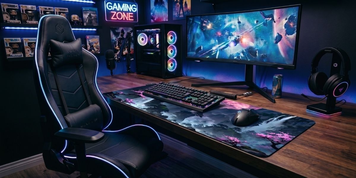 Gaming Mauspad Produktionslinie — Atak Gaming Werk